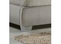 5ft King Size Braun Linen Fabric Upholstered Sand Bed Frame 2